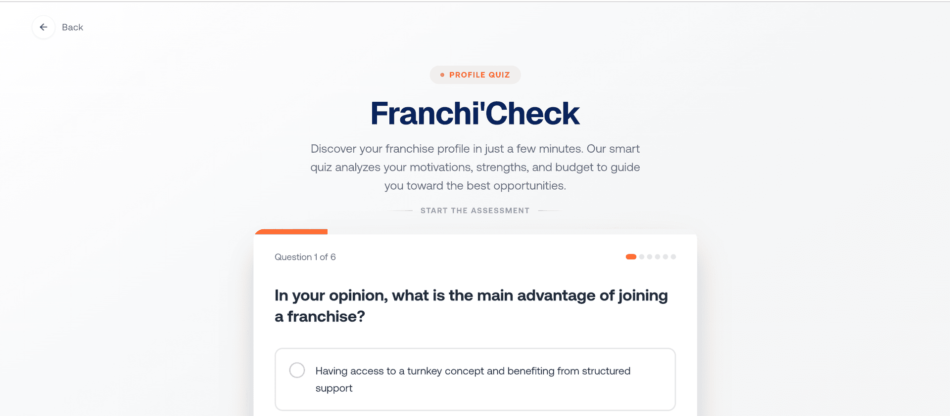 franchicheck screenshot