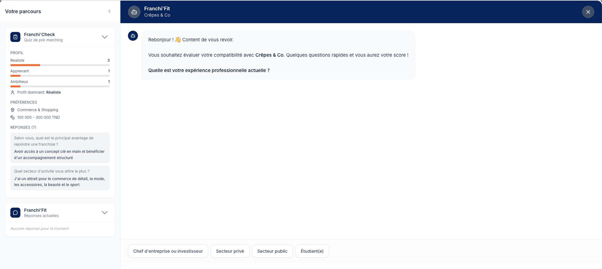 franchifit screenshot